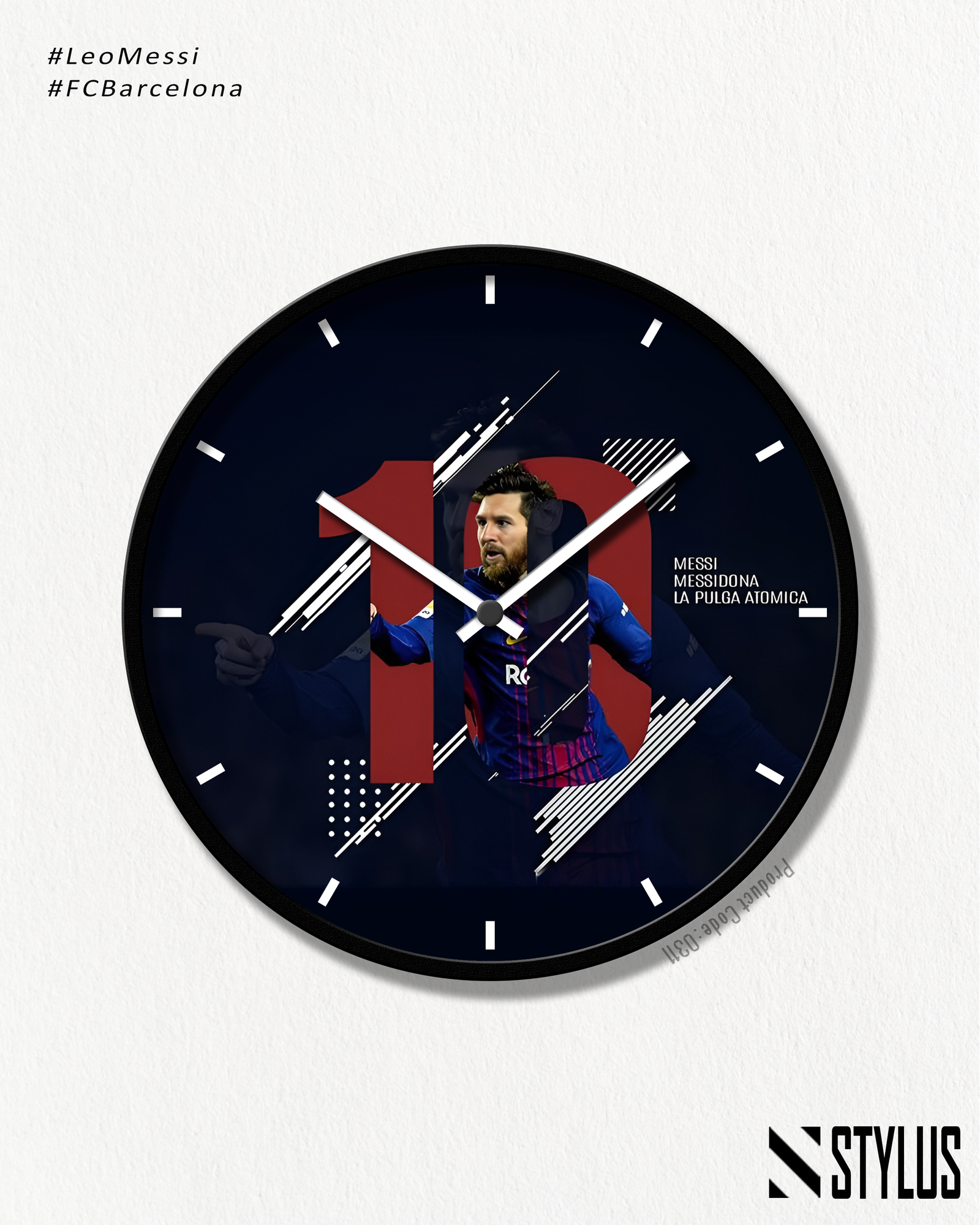 The Playmaker 10 Wall Clock