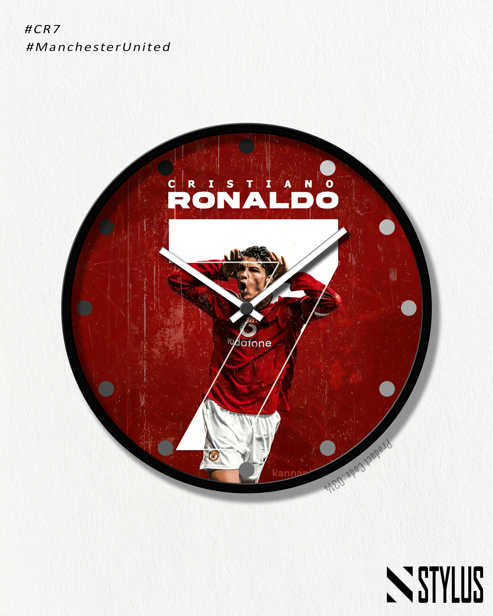 CR7 Legacy Wall Clock