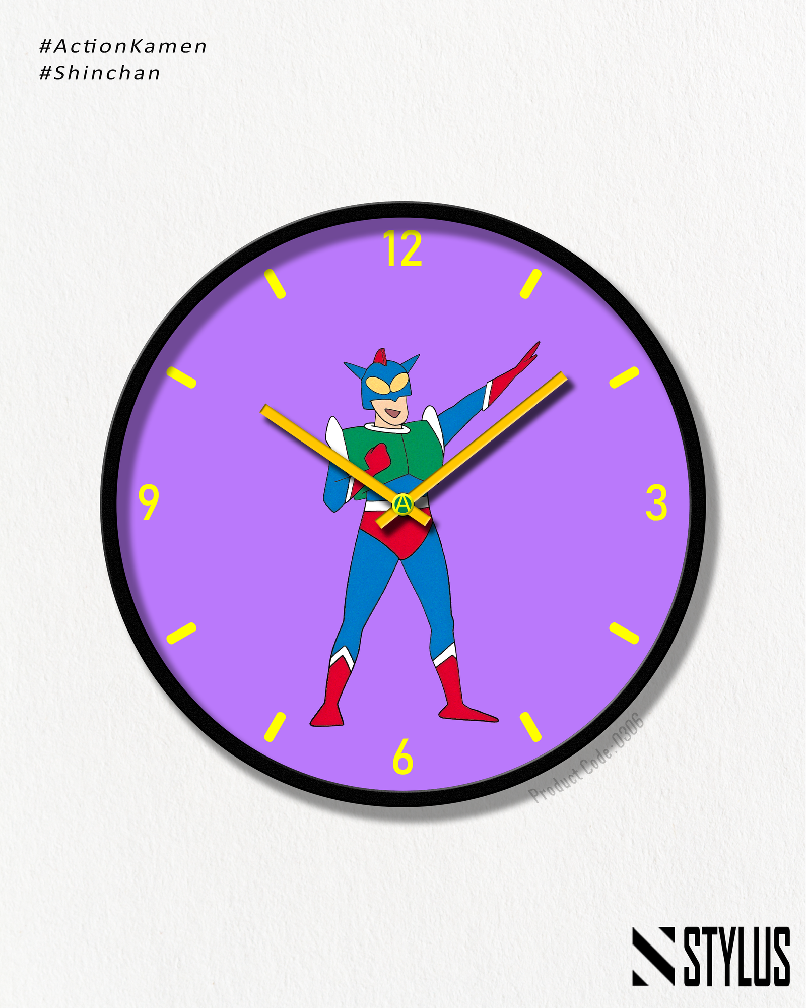Anime-Inspired Wall Clock