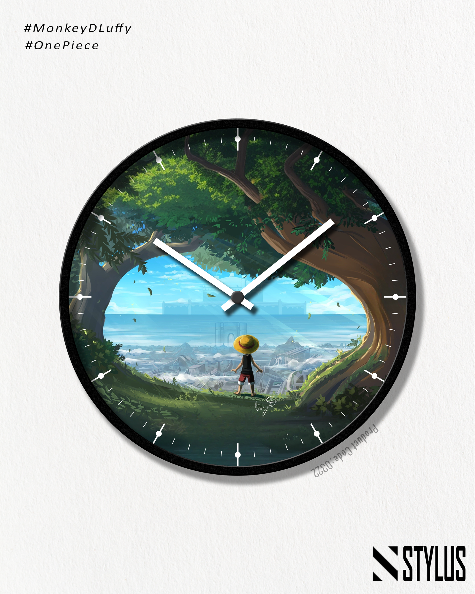 luffy’s dream horizon wall clock